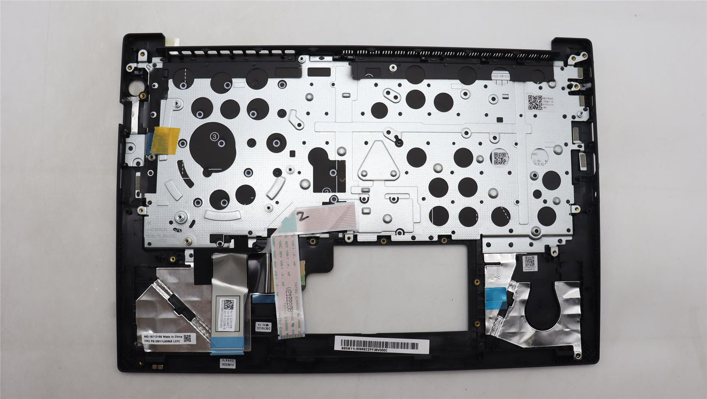 Lenovo ThinkPad E14 Gen 5 Palmrest Cover Keyboard Hungarian Black 5M11L60869