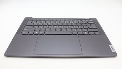 Lenovo Yoga 7 14IRH8 Palmrest Cover Touchpad Keyboard Arabic 5CB1L39366
