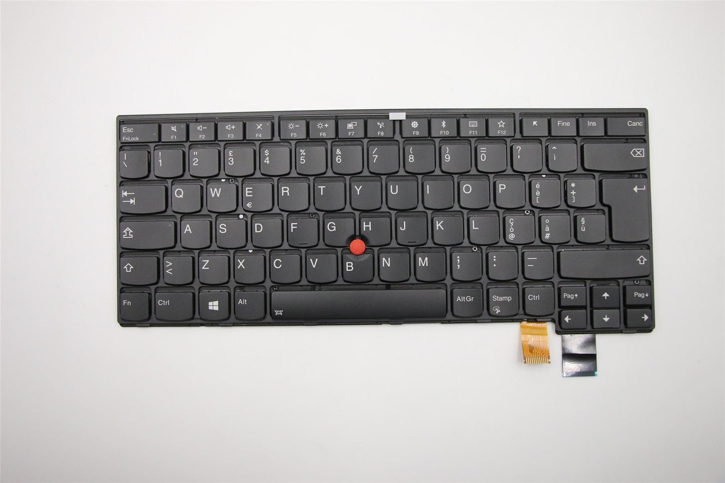 Lenovo ThinkPad T470p Keyboard Italian Black Backlit 01EP444