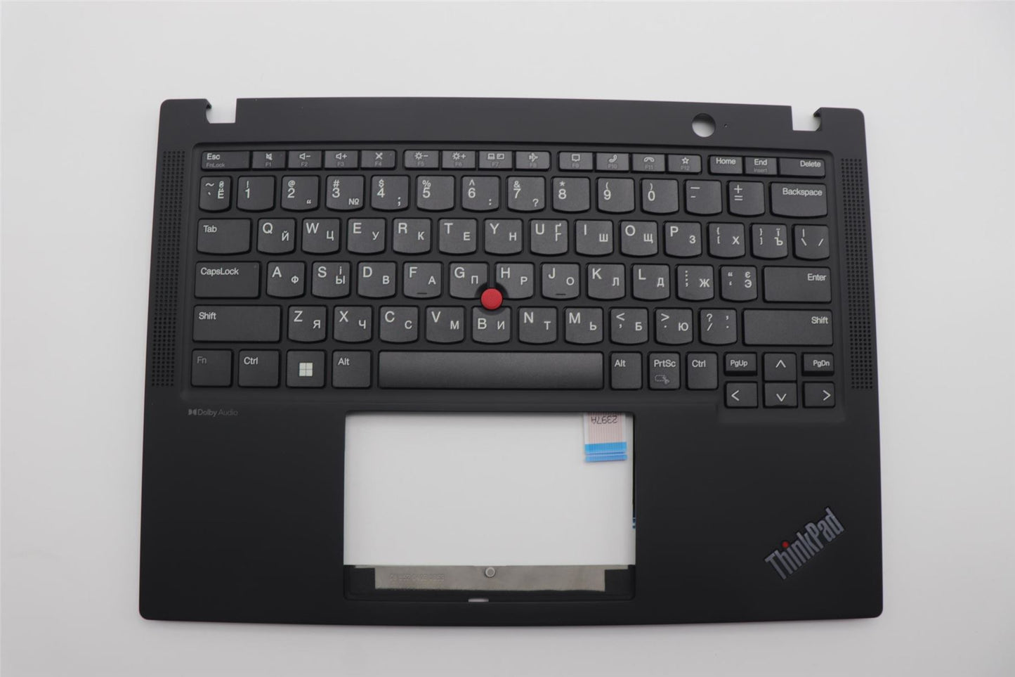 Lenovo ThinkPad X13 Gen 4 Keyboard Palmrest Top Cover Ukrainian Black 5M11H94352