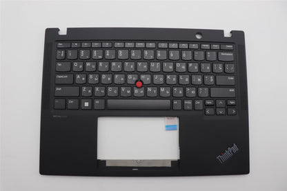 Lenovo ThinkPad X13 Gen 4 Keyboard Palmrest Top Cover Ukrainian Black 5M11H94352