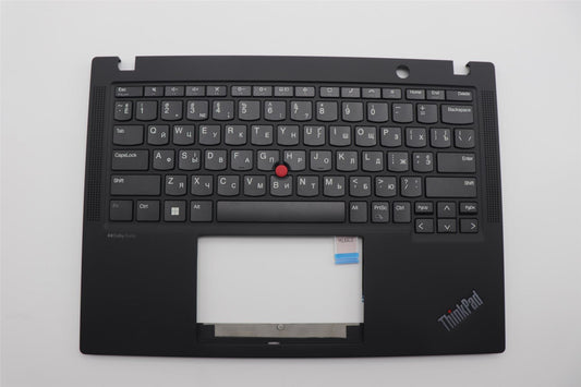 Lenovo ThinkPad X13 Gen 4 Keyboard Palmrest Top Cover Ukrainian Black 5M11H94352