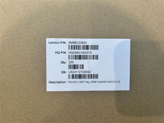 Lenovo TB330FU SIM Tray_GR&*HQ25601000370 CS 5M88C23602