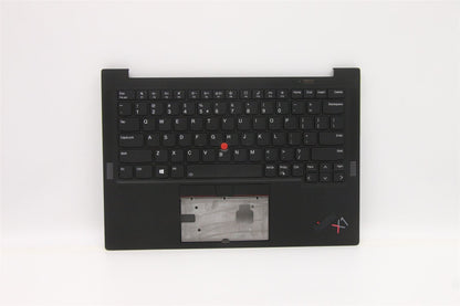 Lenovo Carbon X1 9th Keyboard Palmrest Top Cover US Black Backlit 5M11C53273