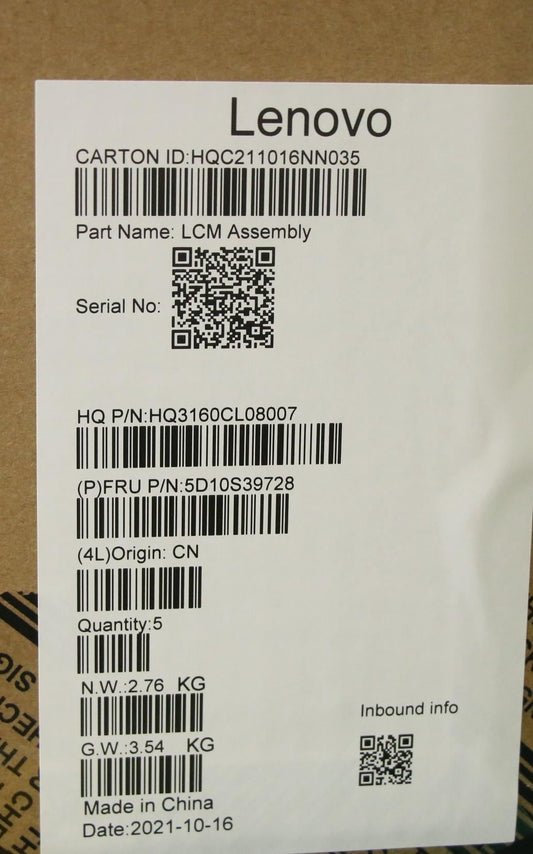 Lenovo Duet Duet 5 Chromebook 13Q7C6 Screen LCD Touch Touchscreen 5D10S39728