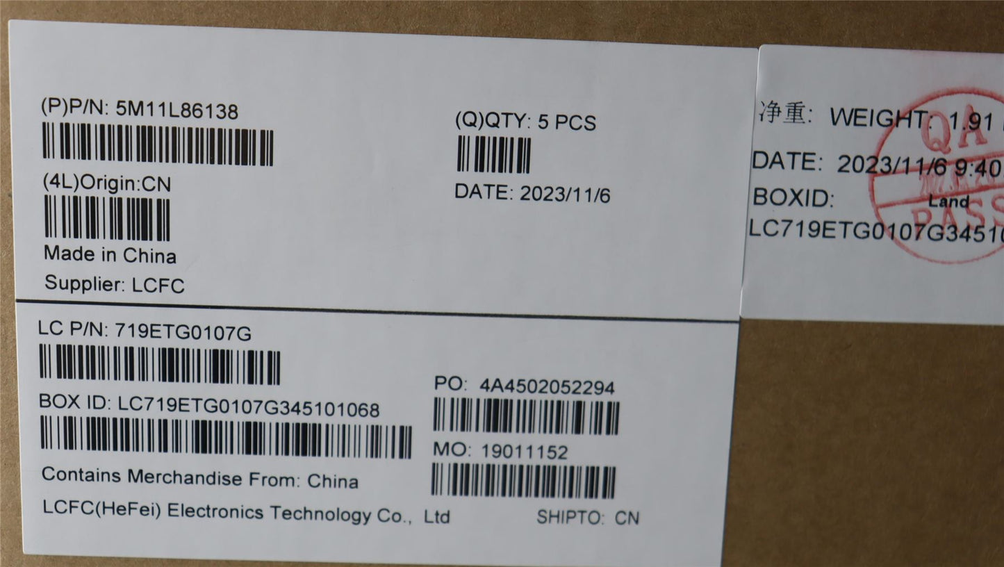 Lenovo ThinkPad X13 Gen 4 Keyboard Palmrest Top Cover US Black 5M11L86138