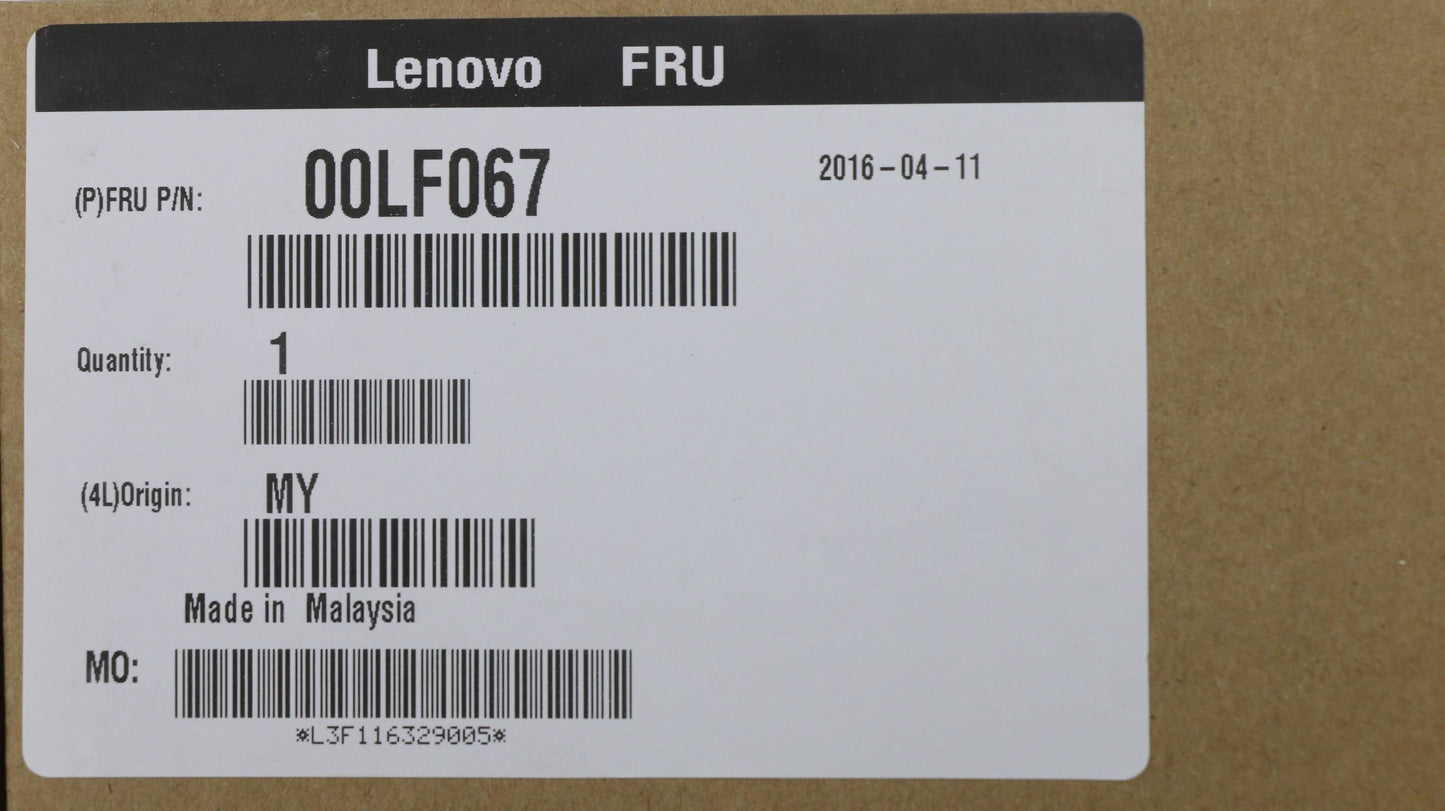 Lenovo Fortville 4x10Gb PCIe PCI x1 Intel Board 00LF067