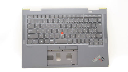 Lenovo Yoga X1 6th Keyboard Palmrest Top Cover Japanese Grey 5M11C41014