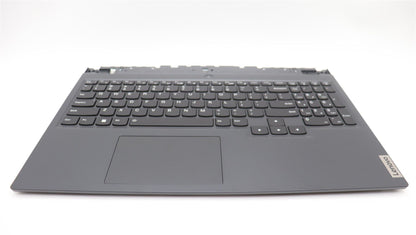 Lenovo 5 15ITH6 Palmrest Cover Touchpad Keyboard US White Backlit 5CB1D10664