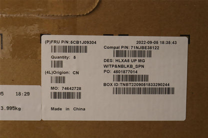 Lenovo ThinkBook 15 G4 IAP Palmrest Cover Touchpad Keyboard Spanish 5CB1J09304