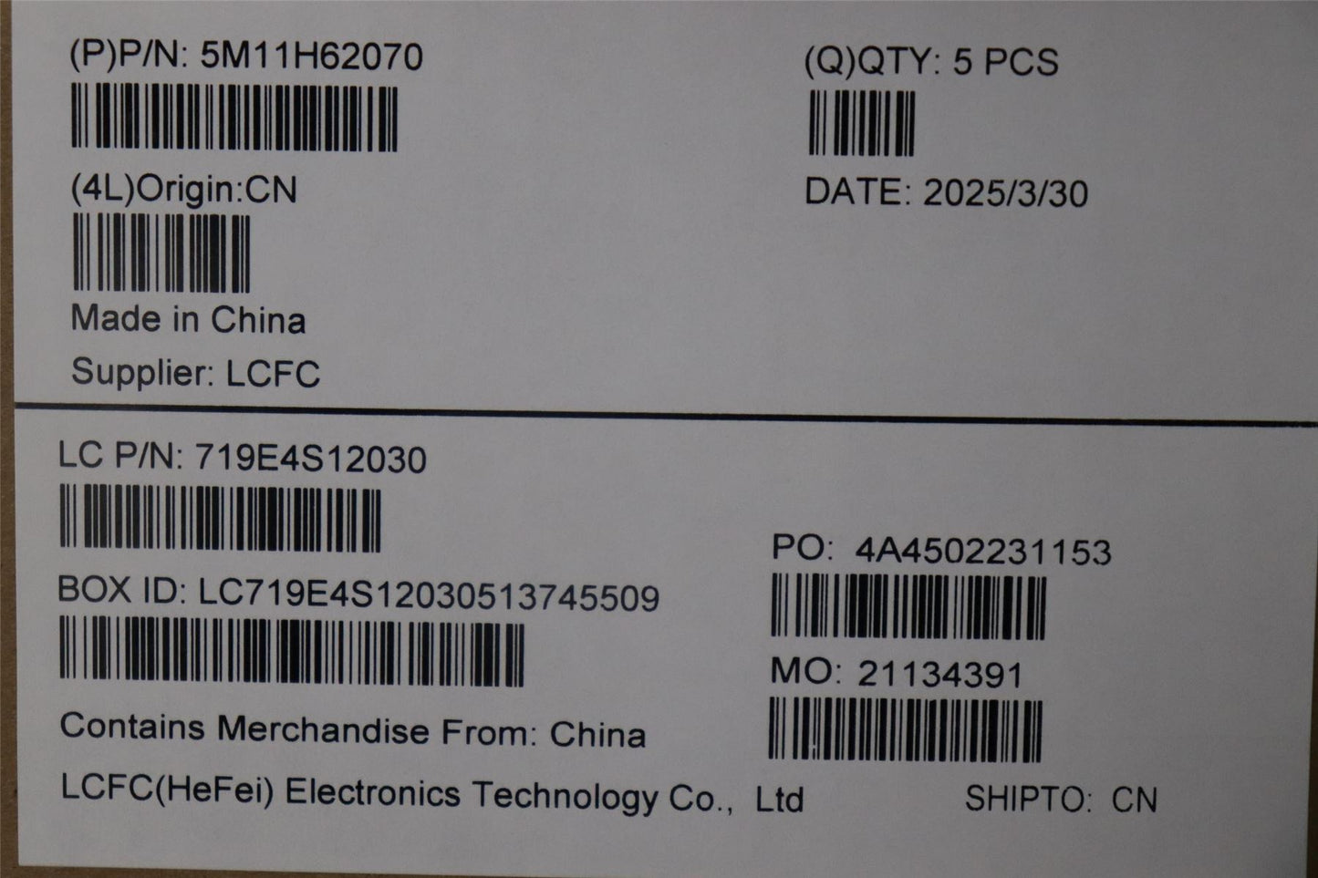 Lenovo 14e Gen3 IP 3 14IAN8 Keyboard Palmrest Top Cover French Black 5M11H62070