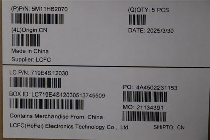 Lenovo 14e Gen3 IP 3 14IAN8 Keyboard Palmrest Top Cover French Black 5M11H62070
