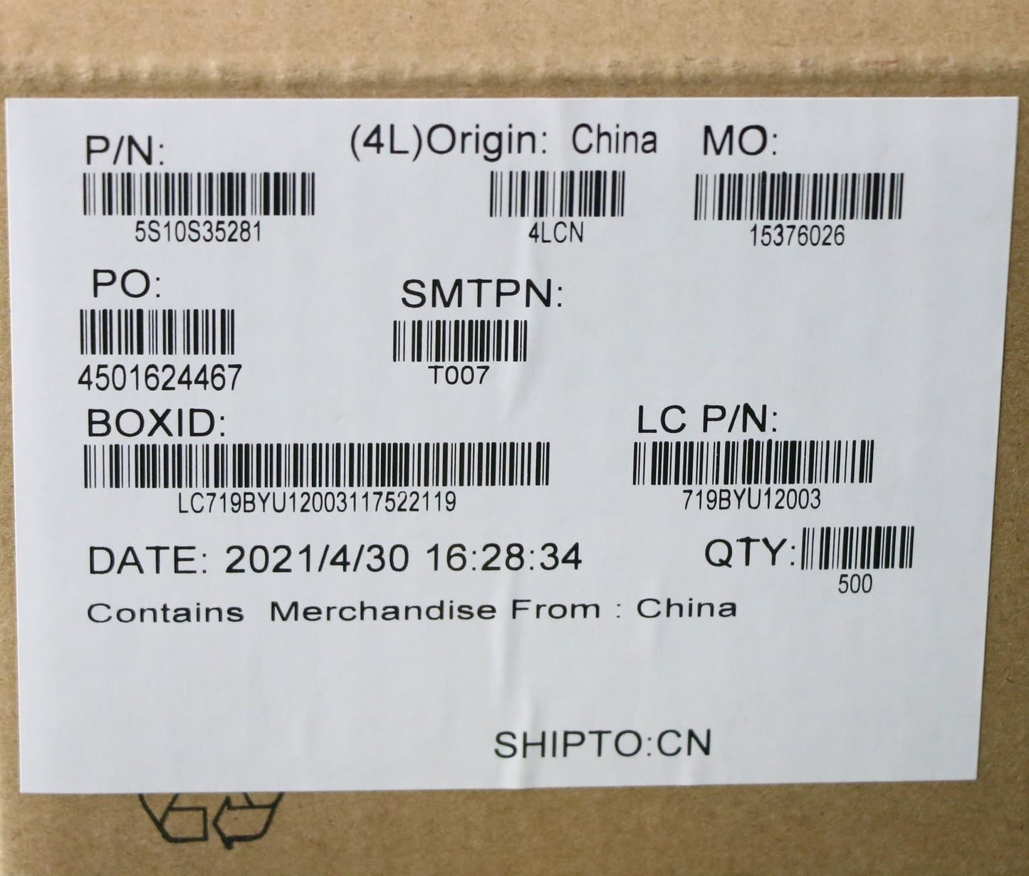 Lenovo SCREW SCREW L 82JQ 2.0D 4L K 3.8D 0.4T 5S10S35281