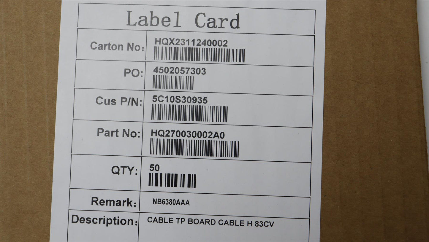 Lenovo TP BOARD CABLE H 83CV 5C10S30935