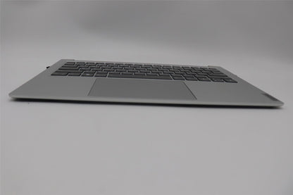 Lenovo Yoga 7 14IHU5 Palmrest Cover Touchpad Keyboard US Silver 5CB1C19314