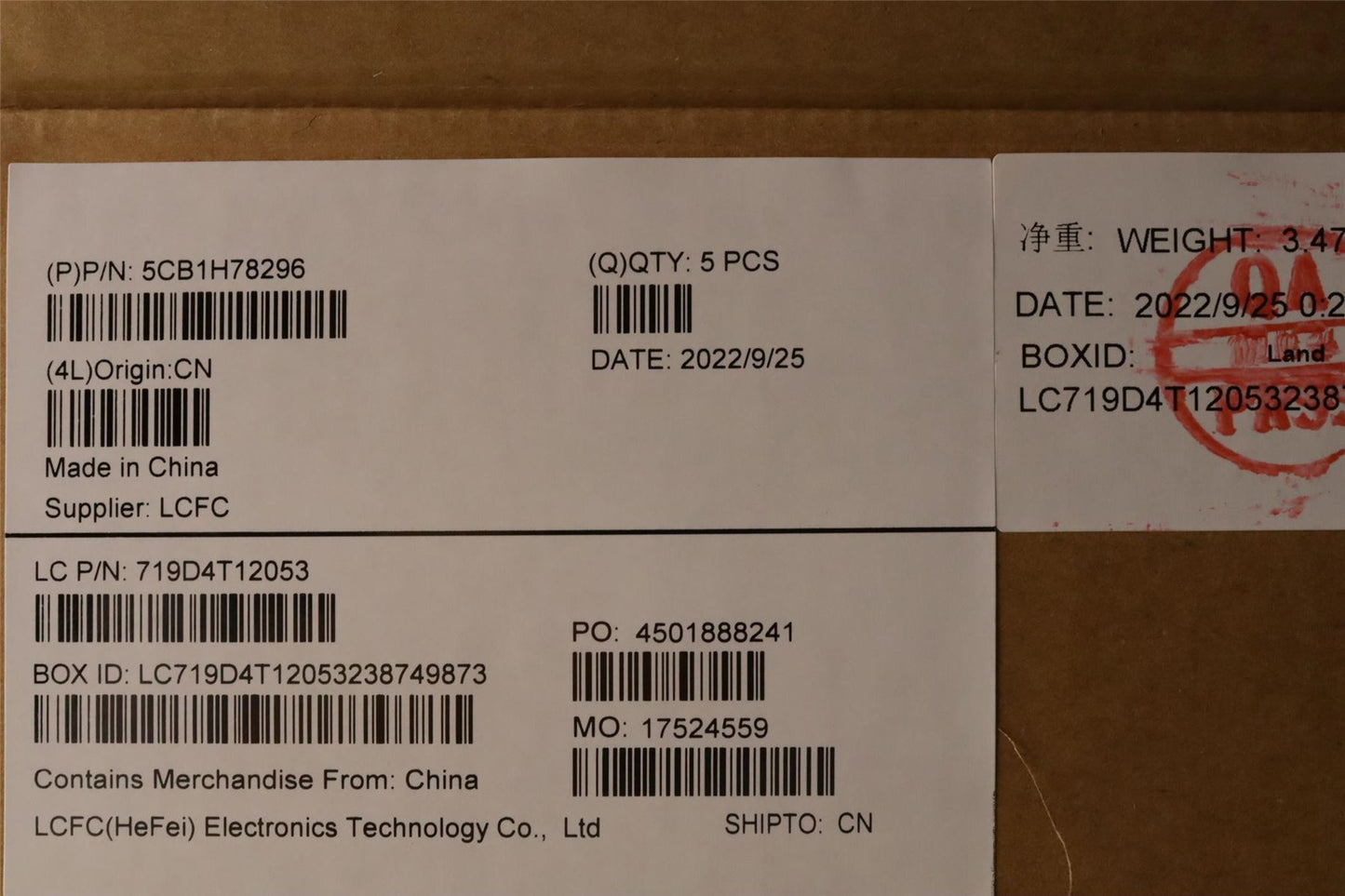 Lenovo COVER Upper Case ASM_ITA L82RK NFP AG N 5CB1H78296