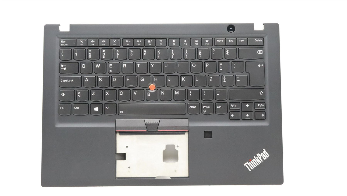 Lenovo ThinkPad T495s Keyboard Palmrest Top Cover Portuguese Black 5M11A08546