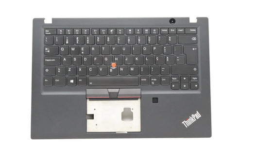Lenovo ThinkPad T495s Keyboard Palmrest Top Cover Portuguese Black 5M11A08546