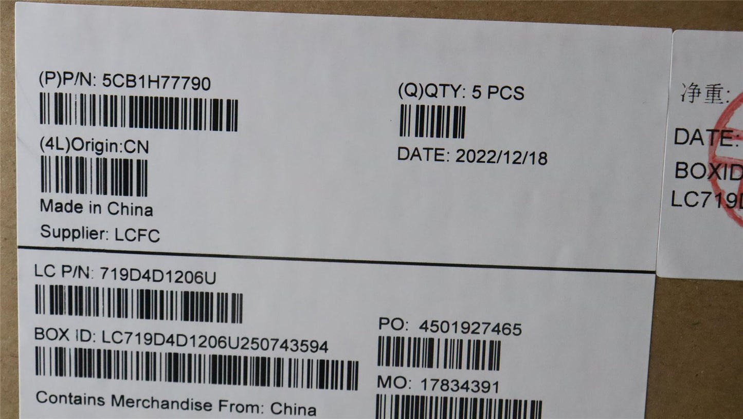 Lenovo Upper Case ASM_GER L82RM MB_NFP 5CB1H77790