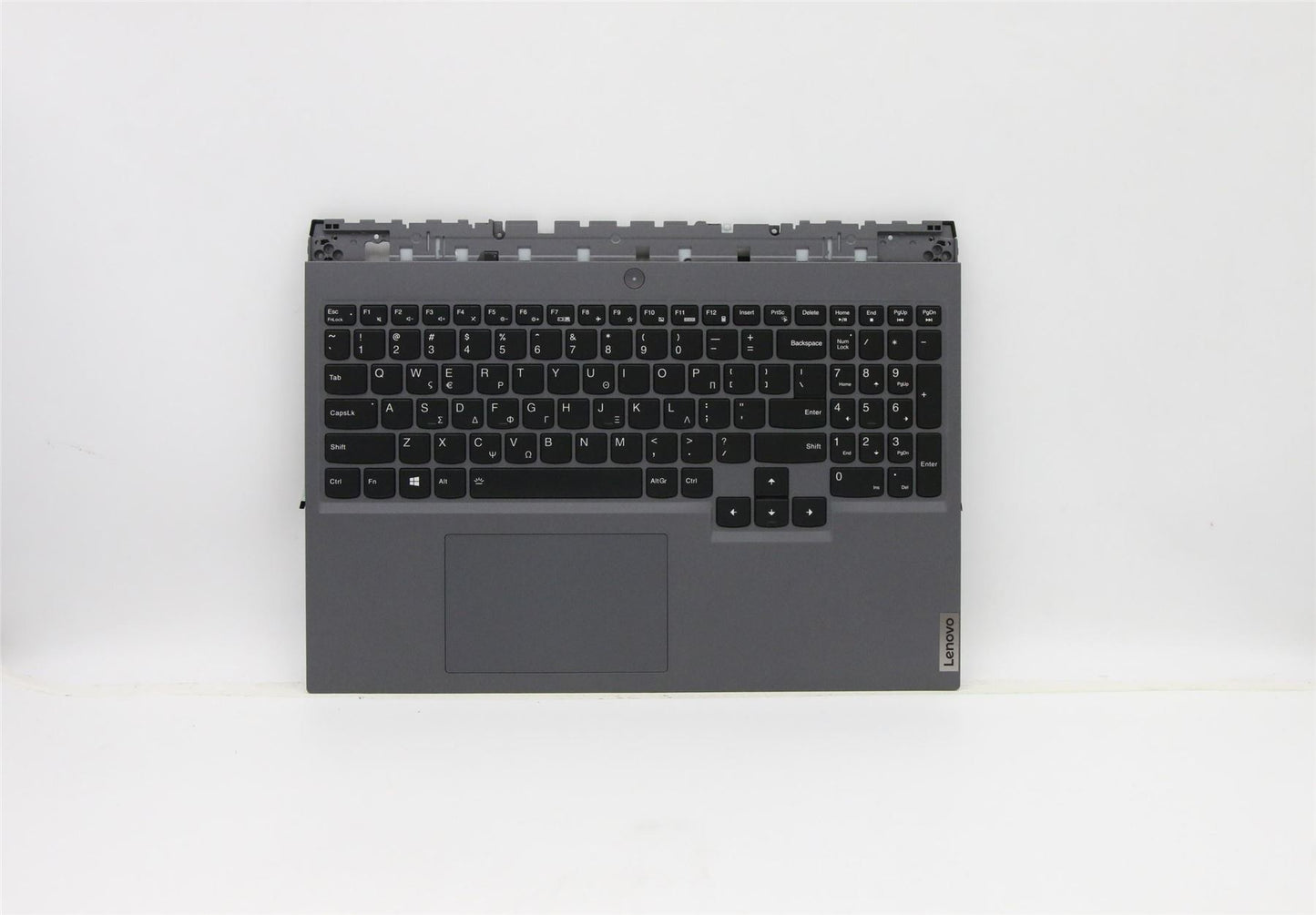 Lenovo Legion 5 16ACH6H Palmrest Touchpad Cover Keyboard Greek Grey 5CB1C14956