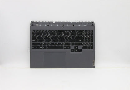 Lenovo Legion 5 16ACH6H Palmrest Touchpad Cover Keyboard Greek Grey 5CB1C14956