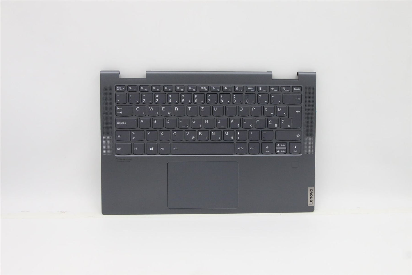 Lenovo Yoga 7-14ACN6 Tastatur-Handballenauflage, obere Abdeckung, slowenisches Grau, 5CB1D12406