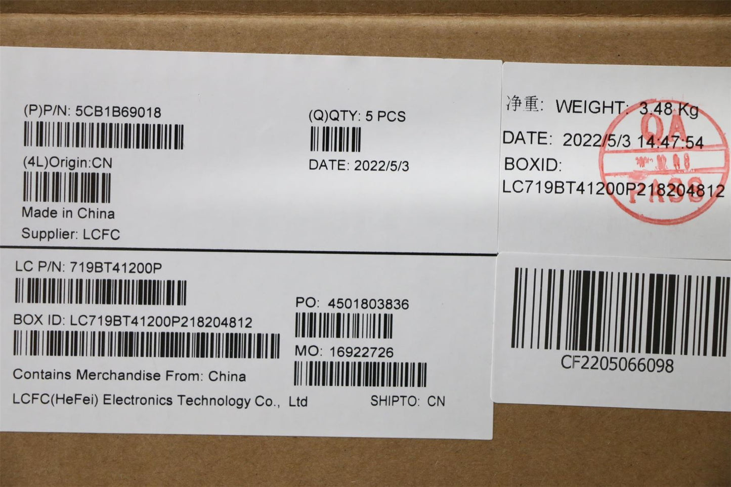Lenovo Upper Case ASM_ITA L82H8FPSDBL 5CB1B69018