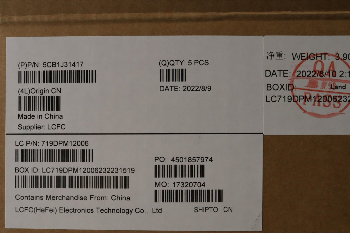 Lenovo Legion 7 16IAX7 Palmrest Cover Touchpad Keyboard US Grey 5CB1J31417