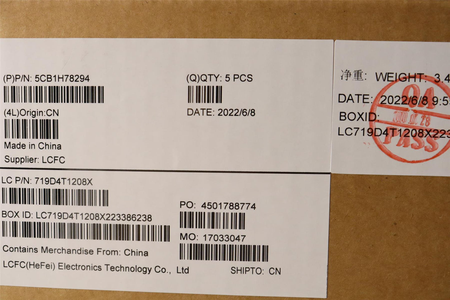 Lenovo Upper Case ASM_ENG L82RK NFP AG N 5CB1H78294