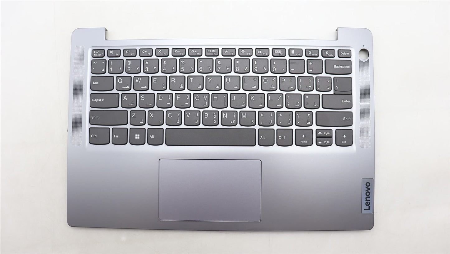 Lenovo IdeaPad 3 14IRU8 Palmrest Cover Touchpad Keyboard Arabic 5CB1L49256