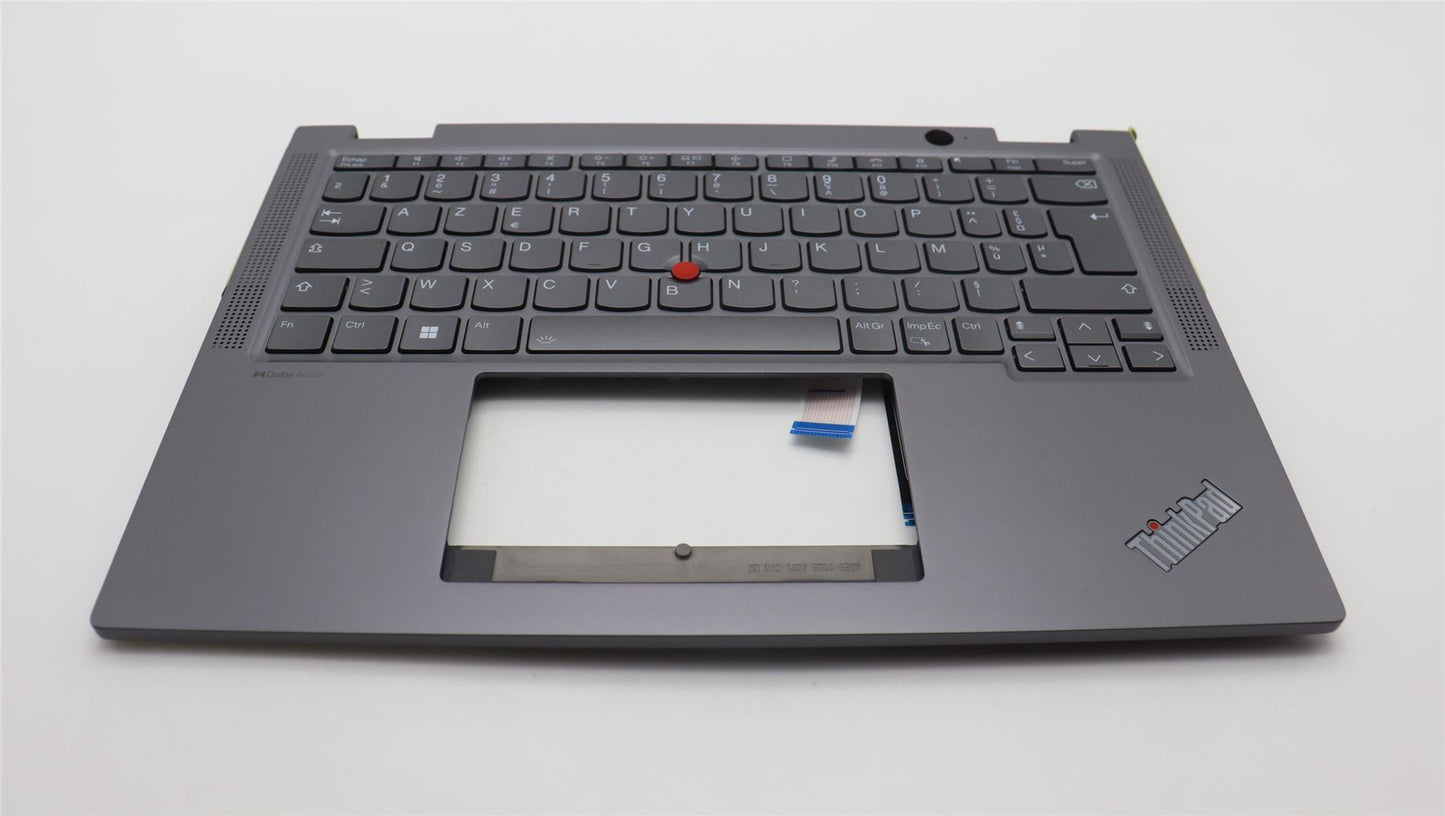 Lenovo Yoga X13 Gen 4 Palmrest Cover Keyboard French Grey 5M11L64670