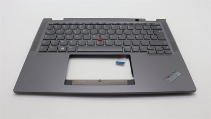 Lenovo Yoga X13 Gen 4 Palmrest Cover Keyboard French Grey 5M11L64670