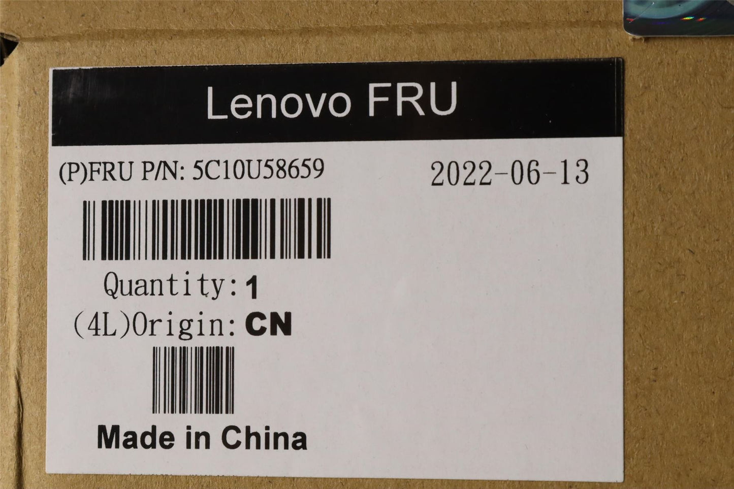 Lenovo Touch_Cable_1_DC12V FRU 5C10U58659