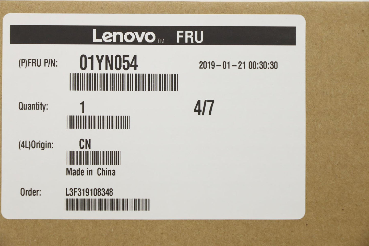 Lenovo ThinkPad X280 Base inférieure Couvercle du châssis inférieur Noir 01YN054