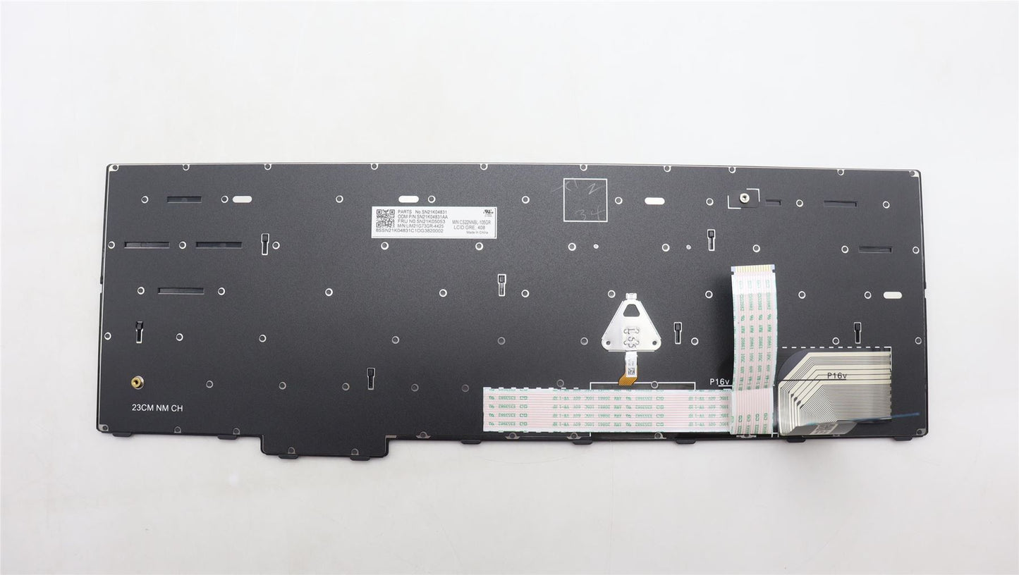 Lenovo ThinkPad T16 Gen 2 P16s Gen 2 L15 Gen 4 s L15 Gen 4 Keyboard 5N21K05201