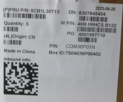 Lenovo Upper Case ASM_EURO ENG W82Y0 AG 5CB1L30713