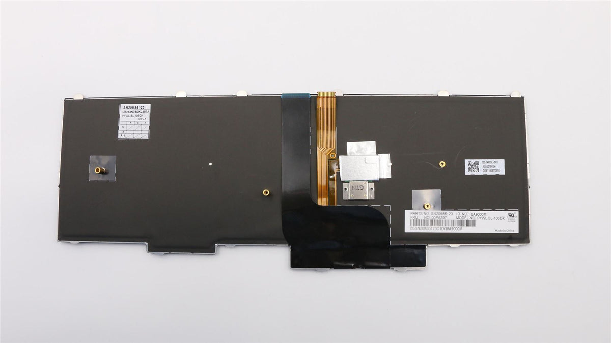 Genuine Lenovo ThinkPad P50 P70 Keyboard Danish Black Backlit 00PA297 00PA379