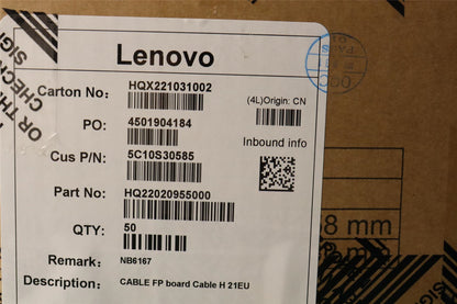 Lenovo FP board Cable H 21EU 5C10S30585