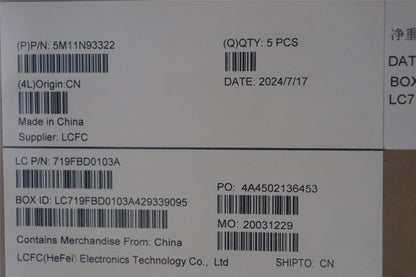 Lenovo MECH_ASM FRU KB SWS(TRI)UK Bk 5M11N93323