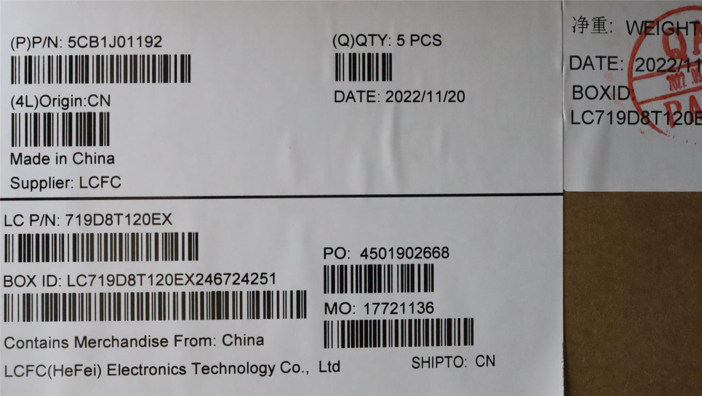 Lenovo UpperCaseASM_NORDICL82SFFPSGBL_PC 5CB1J01192