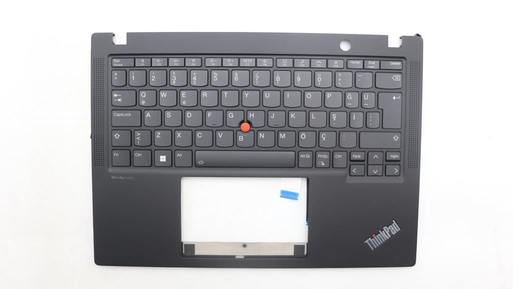 Lenovo ThinkPad X13 Gen 4 Keyboard Palmrest Top Cover Turkish Black 5M11L86298