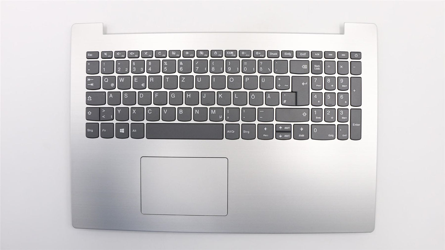 Lenovo IdeaPad 330-15ARR Keyboard Palmrest Top Cover German Grey 5CB0R26517