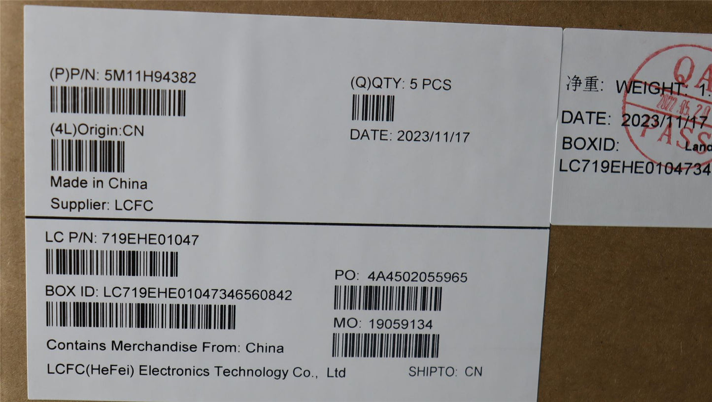 Lenovo ThinkPad X13 Gen 4 Keyboard Palmrest Top Cover Estonian Black 5M11H94382