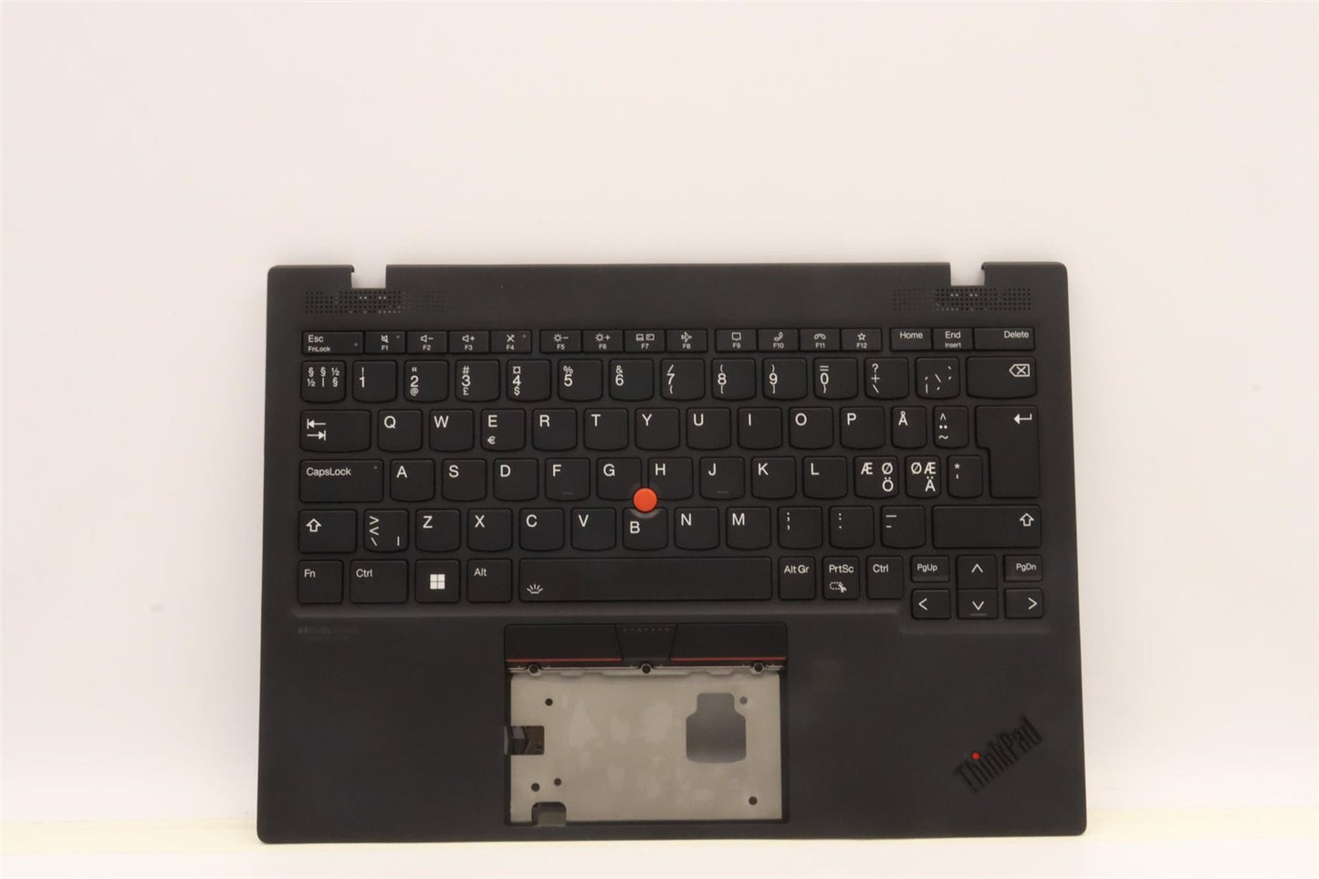 Lenovo ThinkPad X1 Gen 2 Keyboard Palmrest Top Cover Nordic Black 5M11H41830