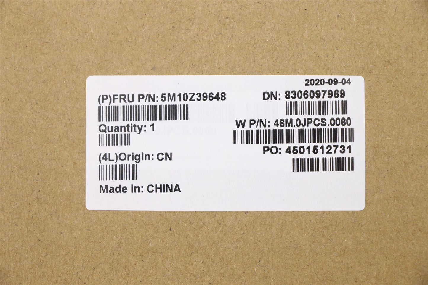 Lenovo ThinkPad P1 Gen 3 X1 3rd Gen Palmrest Cover Keyboard Nordic 5M10Z39648