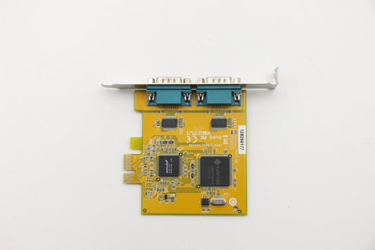 Lenovo to 2 port card Serial PCIe PCI Board 03X4394