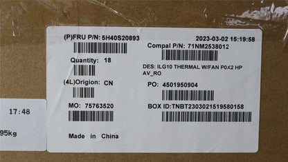 Lenovo LOQ 15IRH8 LOQ 16IRH8 Thermal Heatsink Cooling Fan 5H40S20891