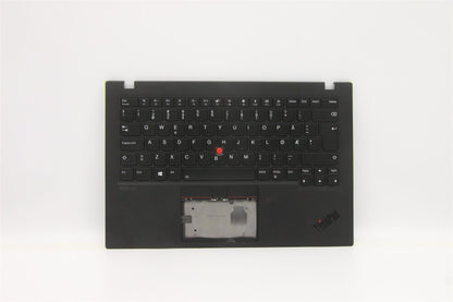 Lenovo ThinkPad X1 7th Gen Keyboard Palmrest Top Cover Nordic Black 5M10W85897