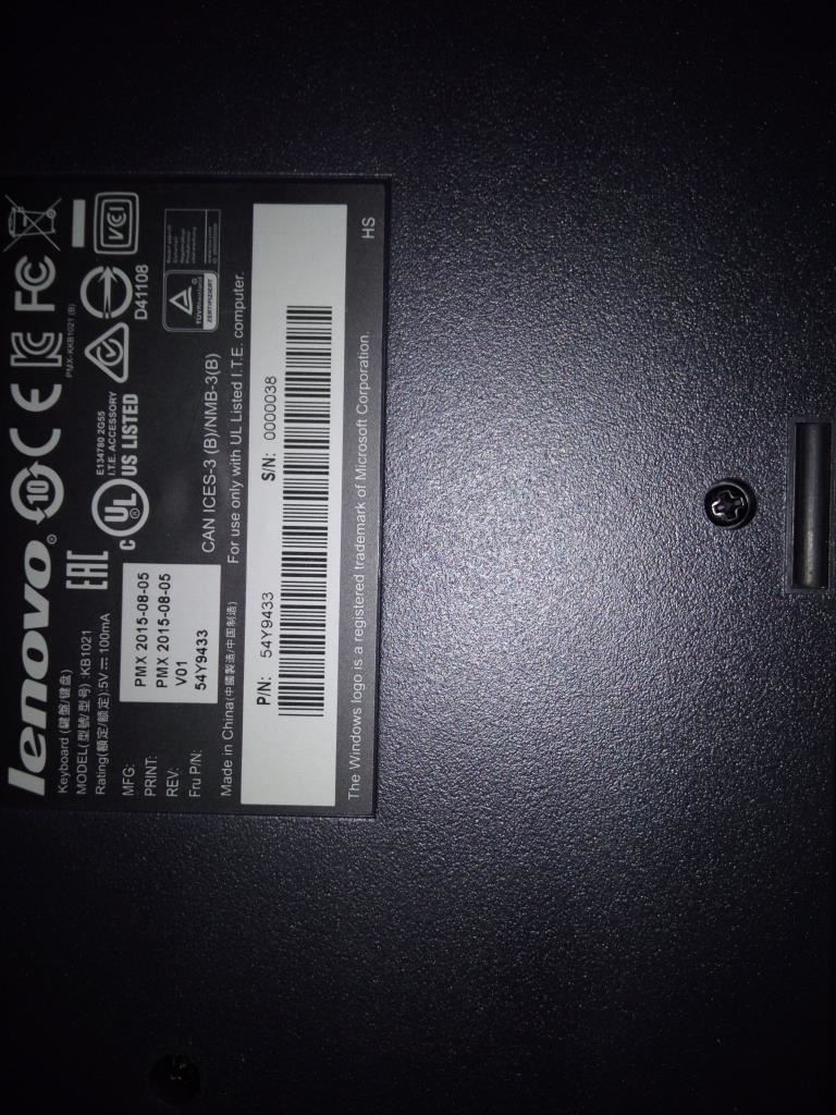 Lenovo NetVista,USB,SE/FI 54Y9433
