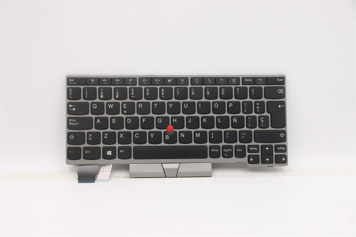 Lenovo ThinkPad L13 Gen 2 s Keyboard Spanish Silver Backlit 5N20V43445